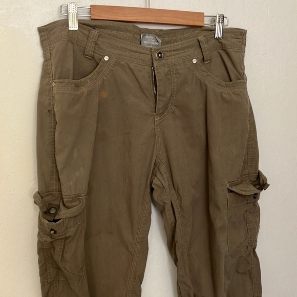 Kuhl women’s patina dye cotton pants with snap roll cuffs size 10 - Picture 2 of 13